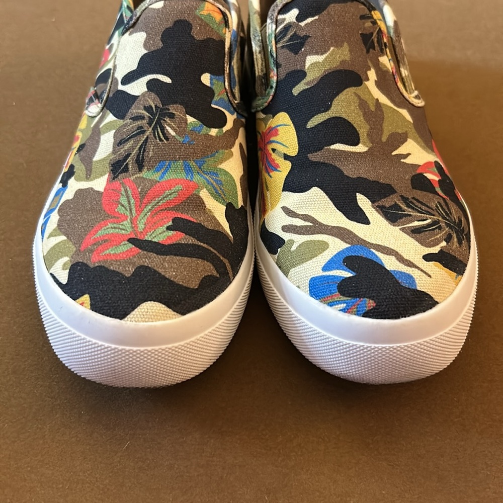 Sun & Stone Floral Camo Slip-On Sneakers Size 8.5 - Picture 2 of 15